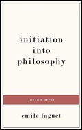 Cover: Initiation into Philosophy - Jovian Press