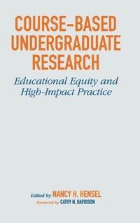 Enlarge image Cover: Course-Based Undergraduate Research - Stylus Publishing