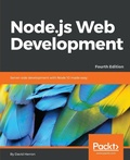 Cover: Node.js Web Development - Fourth Edition - Packt Publishing