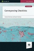 Cover: Conveyancing Checklists - The Law Society