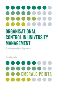 Abbildung von: Organisational Control in University Management - Emerald Publishing Limited