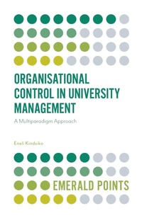 Abbildung von: Organisational Control in University Management - Emerald Publishing Limited