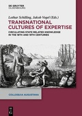 Cover: Transnational Cultures of Expertise - De Gruyter Oldenbourg