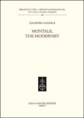 Cover: Montale, The Modernist - Casa Editrice Leo S.Olschki