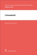 Cover: L'immat&eacute;riel - St&auml;mpfli Verlag