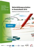 Cover: Weiterbildungsverhalten in Deutschland 2016 - wbv Media
