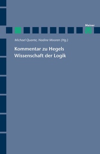Abbildung von: Kommentar zu Hegels Wissenschaft der Logik - Meiner