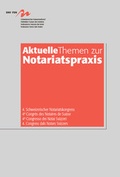 Cover: Aktuelle Themen zur Notariatspraxis 2018 - rubmedia AG