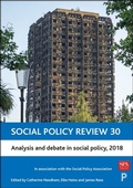 Cover: Social Policy Review 30 - Policy Press