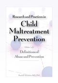Cover: Research and Practices in Child Maltreatment Prevention Volume 1 - STM Learning
