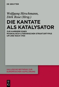 Abbildung von: Die Kantate als Katalysator - De Gruyter