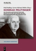 Cover: Konrad Peutinger - De Gruyter Oldenbourg