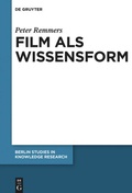 Cover: Film als Wissensform - De Gruyter
