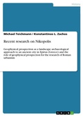 Cover: Recent research on Nikopolis - GRIN Verlag