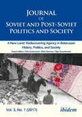 Cover: Journal of Soviet and Post-Soviet Politics and Society - ibidem