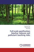 Cover: Full-scale gasification biochar reduces soil pollutant leaching risks - LAP Lambert Academic Publishing
