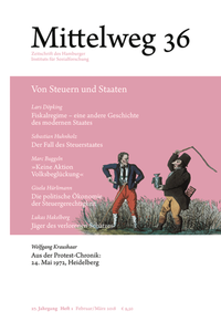 Abbildung von: Von Steuern und Staaten - Hamburger Edition