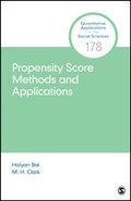 Cover: Propensity Score Methods and Applications - SAGE Publications Inc