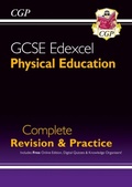 Cover: GCSE Physical Education Edexcel Complete Revision & Practice (with Online Edition and Quizzes) - Coordination Group Publications Ltd (CGP)