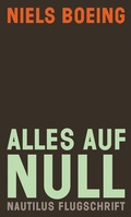 Cover: Alles auf null - Edition Nautilus