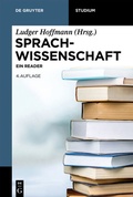 Cover: Sprachwissenschaft - De Gruyter