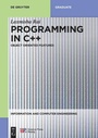 Cover: Programming in C++ - De Gruyter