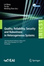 Cover: Quality, Reliability, Security and Robustness in Heterogeneous Systems - Springer
