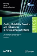 Cover: Quality, Reliability, Security and Robustness in Heterogeneous Systems - Springer