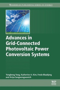 Enlarge image Cover: Advances in Grid-Connected Photovoltaic Power Conversion Systems - Woodhead Publishing Ltd