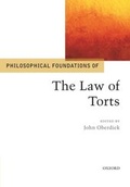 Cover: Philosophical Foundations of the Law of Torts - Oxford University Press