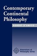 Cover: Contemporary Continental Philosophy - Routledge