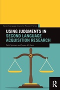 Cover: Using Judgments in Second Language Acquisition Research - Routledge