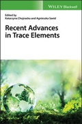 Cover: Recent Advances in Trace Elements - Wiley