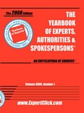 Cover: Yearbook of Experts 2008 First Edition - Broadcast Interview Source