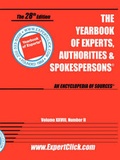 Cover: Yearbook of Experts, Authorities & Spokespersons, 28th Final - Broadcast Interview Source
