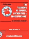 Cover: Yearbook of Experts, Authorities & Spokespersons -- #29, #3 -- Summer 2009 - Broadcast Interview Source