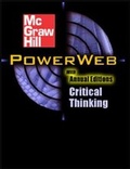 Cover: Thinking Well: An Introduction to Critical Thinking with Free Critical Thinking PowerWeb - McGraw-Hill Professional
