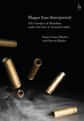 Cover: Hague Law Interpreted - Hart Publishing