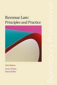 Enlarge image Cover: Revenue Law: Principles and Practice - Bloomsbury Professional