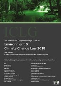 Bild: The International Comparative Legal Guide: Environment & Climate Change Law 2018 - Global Legal Group Ltd
