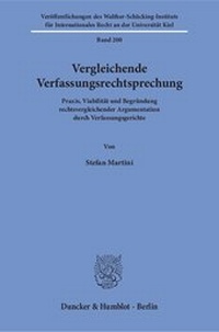 Abbildung von: Vergleichende Verfassungsrechtsprechung - Duncker & Humblot