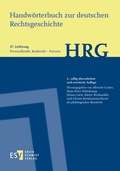 Cover: Handw&ouml;rterbuch zur deutschen Rechtsgeschichte (HRG) - Lieferungsbezug - - - Lieferung 27: Personalkredit, Realkredit-Precaria - Erich Schmidt Verlag