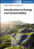 Cover: Introduction to Energy and Sustainability - Wiley-VCH