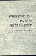Cover: Where We Live - BOA Editions, Limited