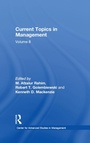 Cover: Current Topics in Management - Routledge