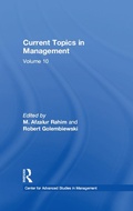 Cover: Current Topics in Management - Routledge