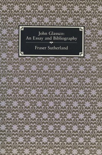 Enlarge image Cover: John Glassco - ECW Press