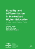 Cover: Equality and Differentiation in Marketised Higher Education - Palgrave Macmillan