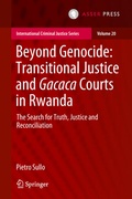 Cover: Beyond Genocide: Transitional Justice and Gacaca Courts in Rwanda - T.M.C. Asser Press