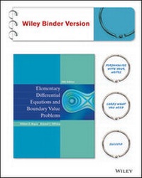 Enlarge image Cover: Elementary Differential Equations and Boundary Value Problems 10e Binder Ready Version + Wileyplus Registration Card - Wiley
